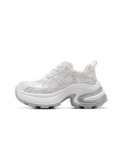 Массивные кроссовки женские, Beige C°banner