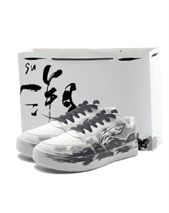 Нескользящие и дышащие низкие повседневные туфли унисекс, черные, белые Li-ning