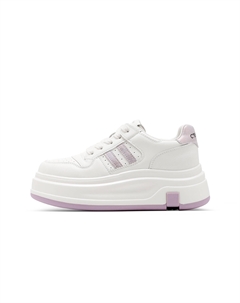 Женские износостойкие низкие кроссовки, Beige Purple C°banner