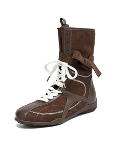 Ботильоны женские черно-коричневые Daphne