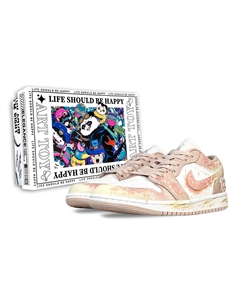 Баскетбольные кроссовки Air 1 Vintage, унисекс, низкие, оранжево-желтые Jordan