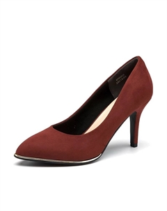 Туфли на тонком каблуке, женские, красные Red dragonfly