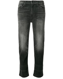 Hudson укороченные джинсы с потертой отделкой 31 черный Hudson