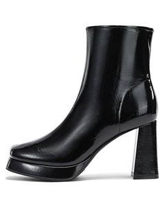 Ботильоны женские, черные, серебристые Daphne