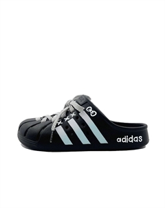 Тапочки-сабо ADILETTE без специальной функции, закрытые, унисекс, черные Adidas