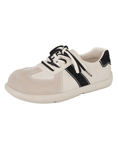 Низкие повседневные туфли женские, Black White Josiny