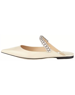 Женские повседневные туфли BING FLAT, белые Jimmy choo