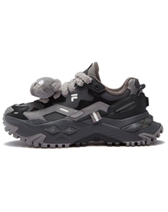 Женские низкие кроссовки BIANCO WE Pirate Bear Chunky, черно-серые Fila fusion