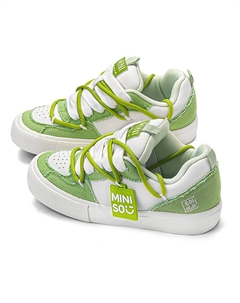 Низкие кроссовки для скейтбординга унисекс, цвет авокадо-зеленый, Avocado Green Miniso