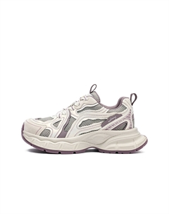 Дышащие низкие массивные кроссовки, увеличивающие рост, женские, серо-фиолетовые Josiny