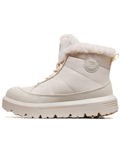 Ботинки Warm Height Increasing Crew Snow Boots Women's, Light Beige White Camel