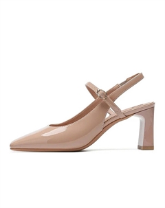 Женские туфли на высоком каблуке, телесно-розовые 7 sevfun
