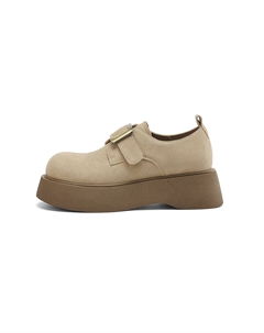 Повседневные женские туфли-одиночки бежево-абрикосового цвета Hla