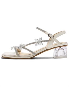 Сандалии с одним ремешком женские, Ecru Josiny