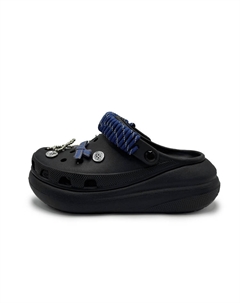 Классические джинсовые сабо для вечеринки, классические, женские, темно-синие Crocs