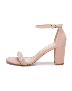 /SW Сандалии женские с одним ремешком, телесно-розовые Stuart weitzman