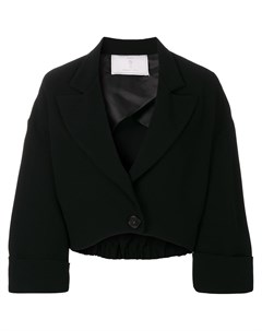 Societe anonyme укороченный пиджак 1 черный Société anonyme