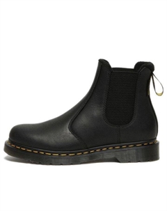 Мужские ботинки челси 2976 Warmwair кожаные, черный Dr. martens