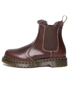 Мужские ботинки 2976 Leonore с подкладкой из искусственного меха, коричневый Dr. martens