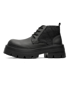 Ботинки Martin длиной до щиколотки на среднем каблуке, мужские, черные Weishibangwei