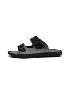 Тапочки-слайды мужские черные Hla