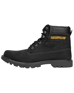 Теплые и износостойкие короткие уличные ботинки мужские черные Cat