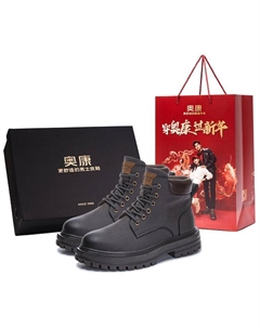 Короткие мужские ботинки Martin серого цвета Aokang