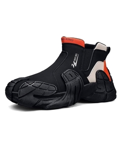 Амортизирующие противоскользящие износостойкие высокие кроссовки для активного отдыха, мужские, черные Binary