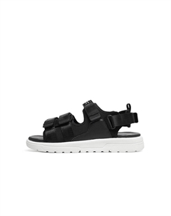 Пляжные сандалии мужские, Black White Red dragonfly