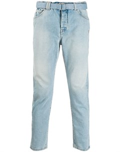 Off white джинсы скинни с поясом 30 синий Off-white