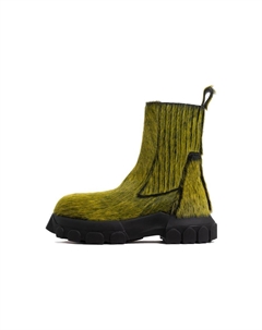 Короткие мужские ботинки челси, зеленые Rick owens drkshdw