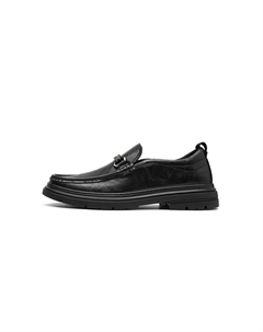 Лоферы мужские черные Hla