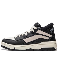 Мужские флисовые кроссовки Only Us MID MID FLEECE с нескользящей подошвой, цвет черный бежевый Li-ning