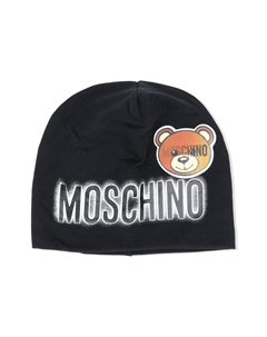 Шапка с принтом, черный Moschino kids