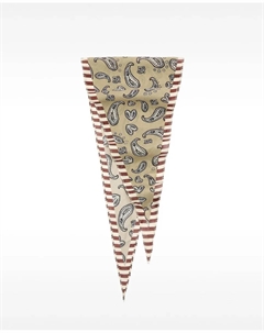 Платок с декоративной строчкой и узором пейсли, хаки Parfois