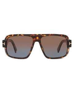 Очки-пилоты, коричневый Tom ford eyewear