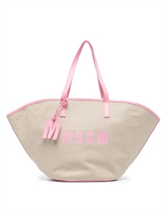 Сумка-тоут New с логотипом, нейтральный Msgm