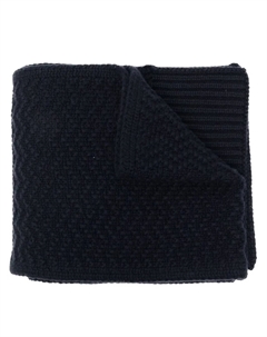 Шарф в рубчик, синий Thom browne