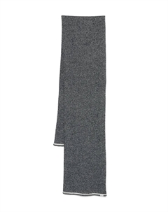 Шарф в рубчик, черный C.p. company