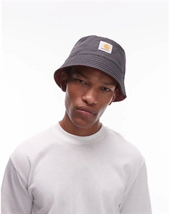 Двусторонняя панама Alumni с контрастной стеганой подкладкой черного цвета Carhartt wip