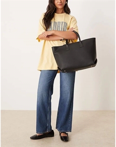 Сумка-тоут с ручкой черного цвета Asos design