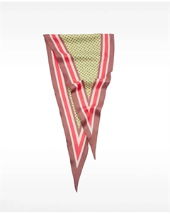 Платок с разноцветными принтами, розовый Parfois