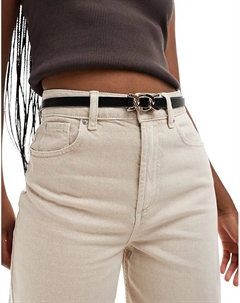 Ремень для джинсов на талию и бедра из цепочек черного цвета Asos design