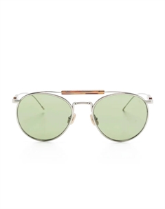 Солнцезащитные очки-пилоты BC2004ST, серебряный Brunello cucinelli