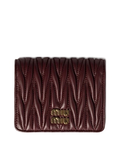 Стеганый кошелек, красный Miu miu