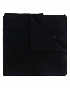 Шарф с нашивкой-логотипом, черный Dondup