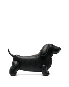 Клатч Holiday Hector из зернистой кожи, черный Thom browne