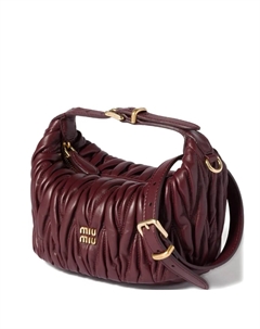 Стеганая сумка-тоут Wander размера мини, красный Miu miu