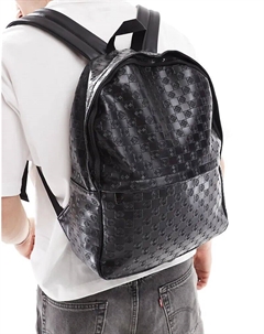 Рюкзак с тиснением черного цвета Asos design