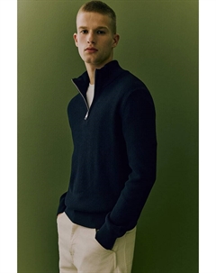 Облегающий свитер, синий H&m